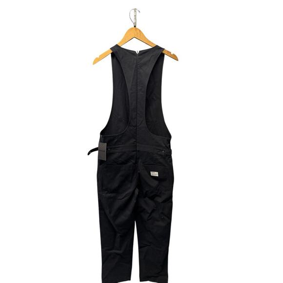 Hurley Black Modernist Jumpsuit Size Minimalist Utility Overalls Surf Skate - Picture 8 of 12